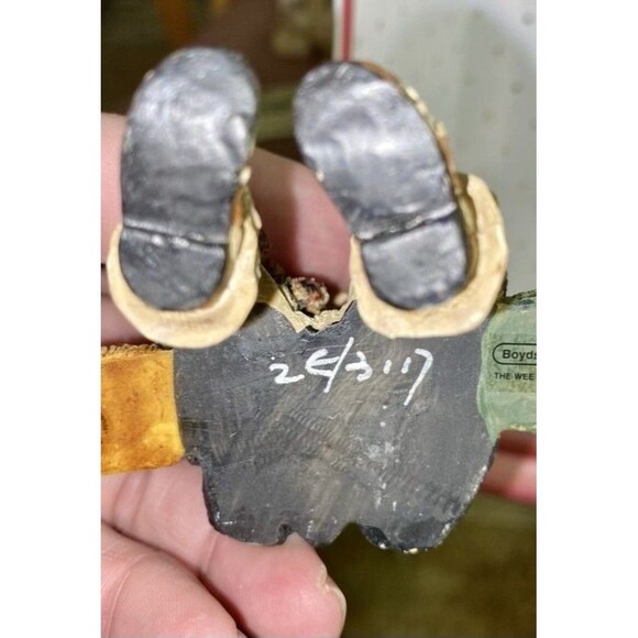 Boyds Bears  & Friends Wee Folkstone Series Henry K Wall Street Shelf Sitter - Picture 9 of 10